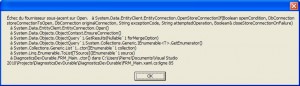 The underlying provider failed on Open - OpenStoreConnectionIf