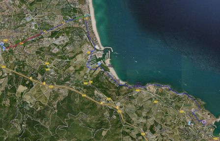 Collioure - Le racou - Argeles sur mer via chemin cotier