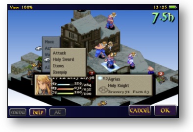 Final Fantasy Tactics iPhone -Hard Fight